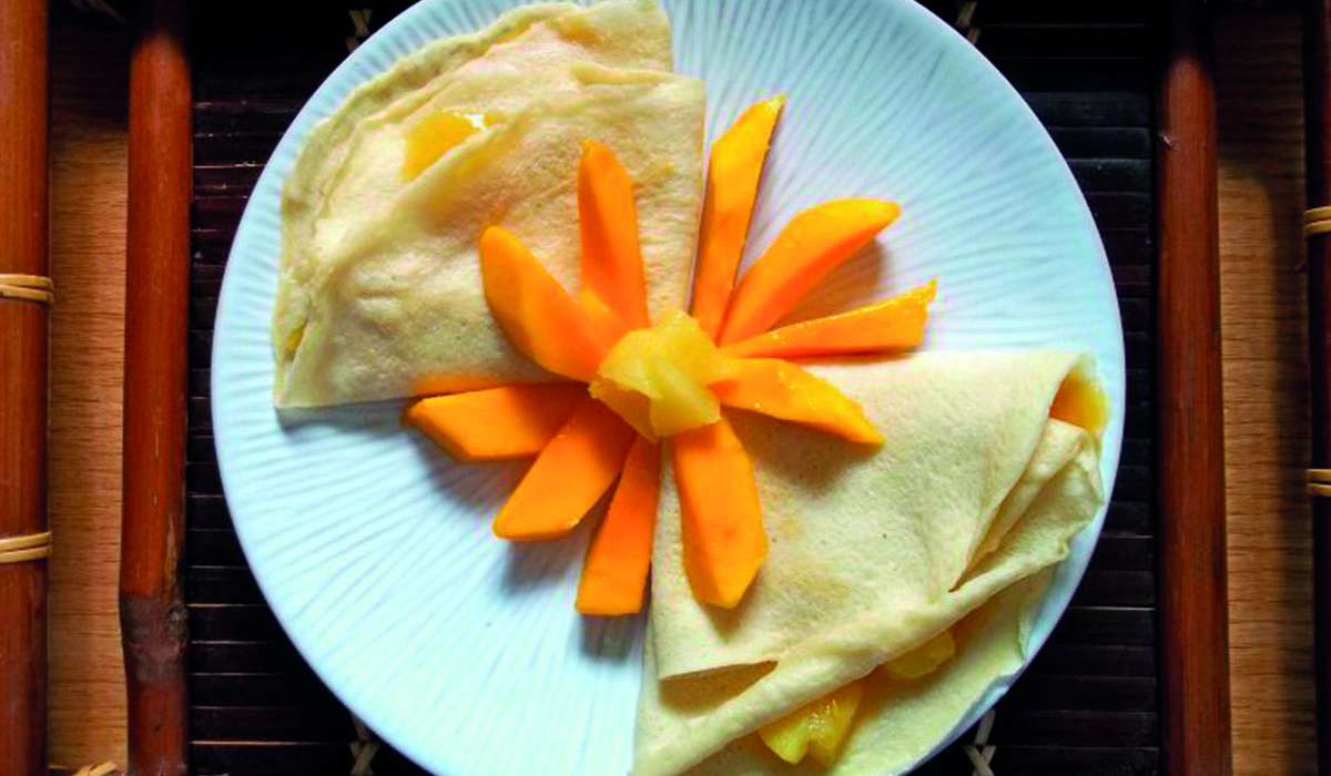 Crepes mango