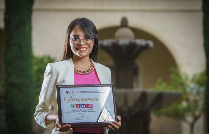 Maritza Reyes Escobedo egresada UAEMconocidporomentcuidaelmediambiente 