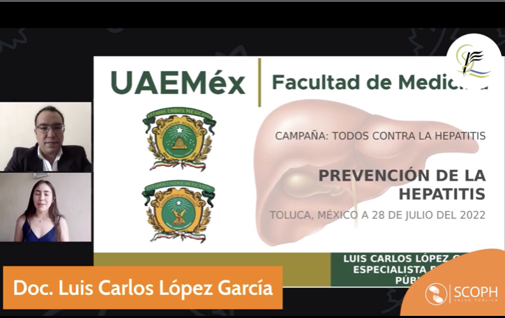 Organizaron estudiantes de la UAEMéx encuentro virtual para prevenir el avance de la hepatitis